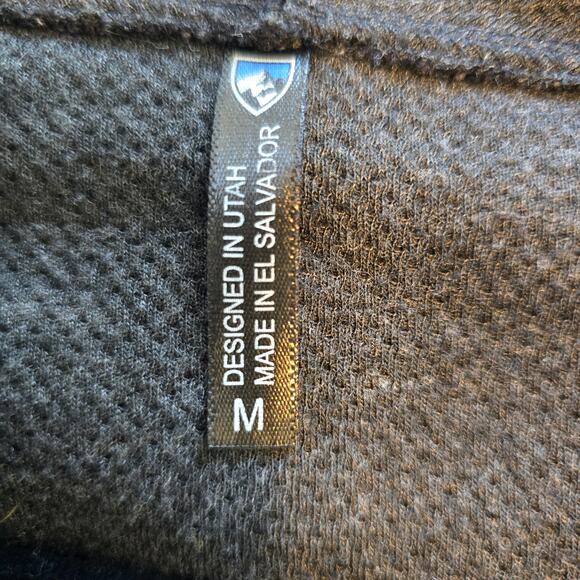 Kuhl Isla Sweater Jacket Women's M Dark Gray Button Up Hooded Outdoorcore READ - Picture 8 of 13